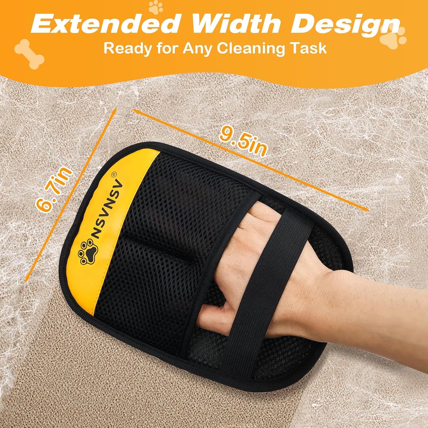 Pet Hair Eraser Glove – Reusable Fur Remover