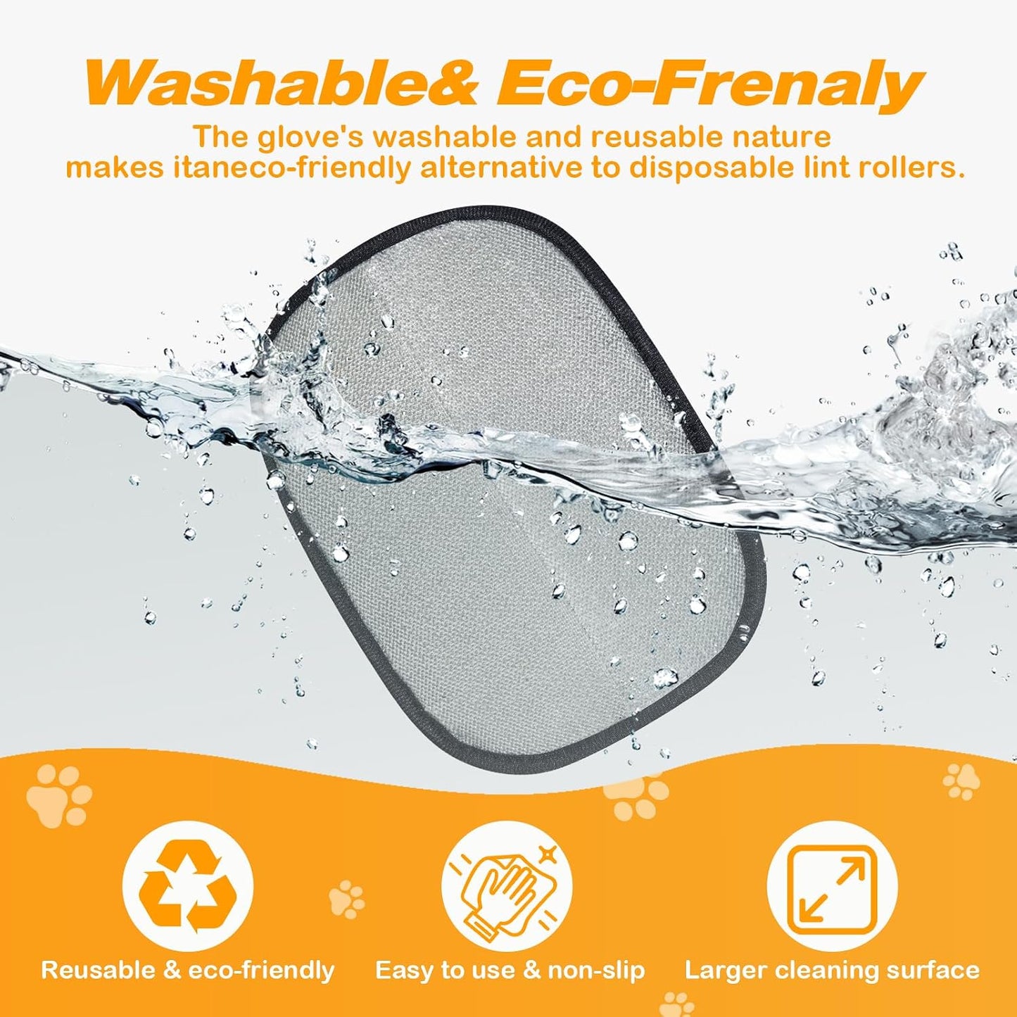 Pet Hair Eraser Glove – Reusable Fur Remover