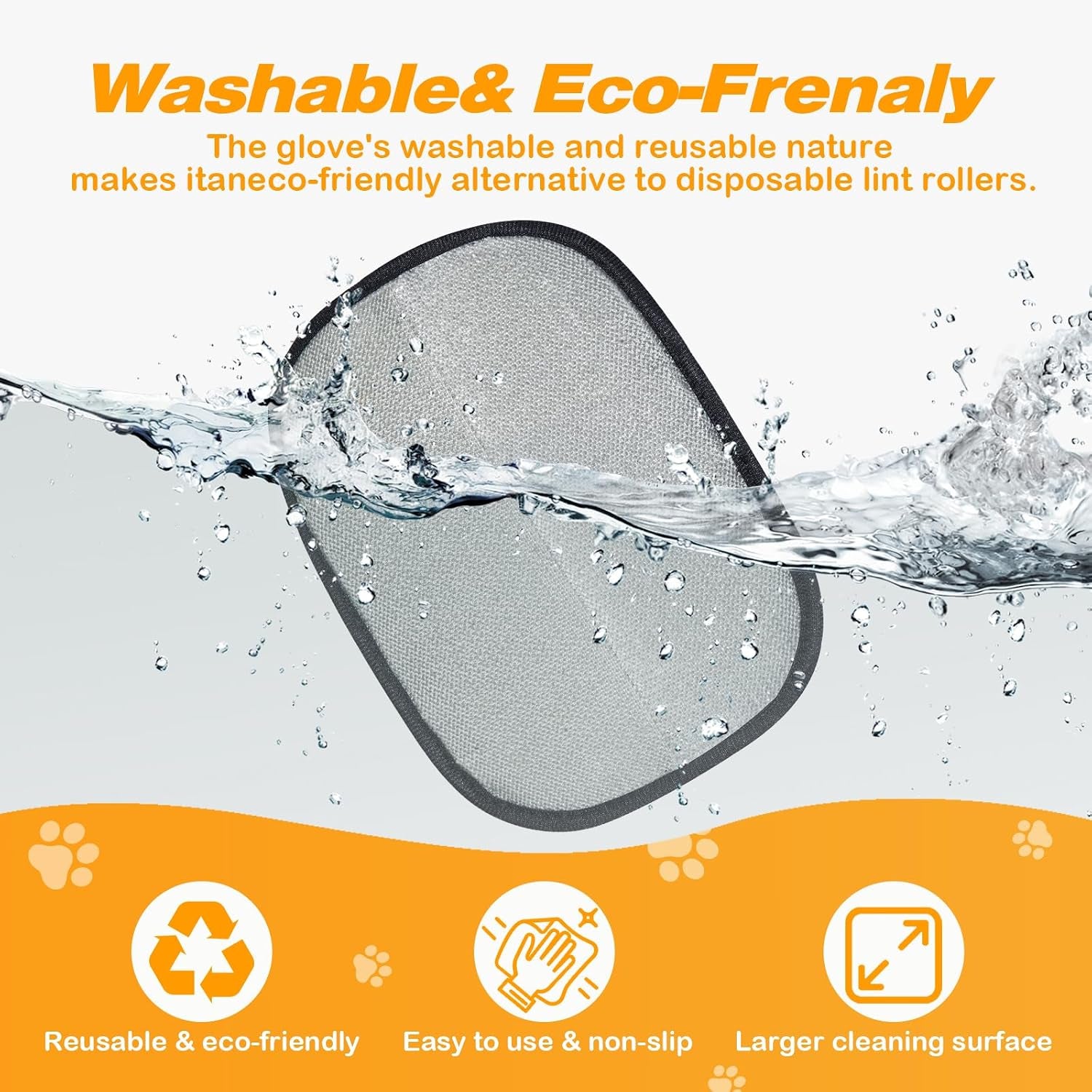 Pet Hair Eraser Glove – Reusable Fur Remover