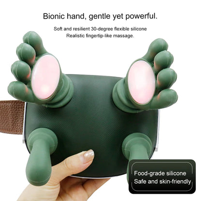4D Wireless Dog Massager – Gentle Bionic Finger Kneading for Pet Relaxation