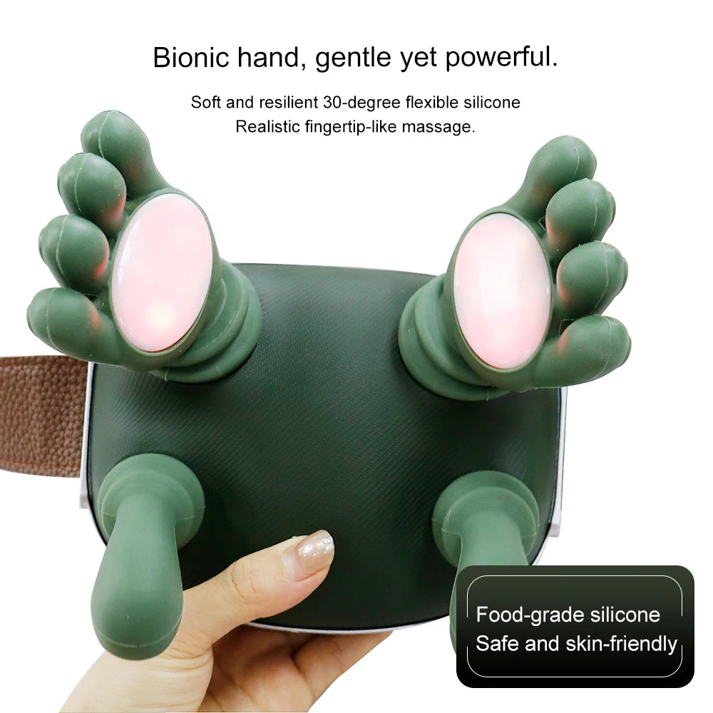 4D Wireless Dog Massager – Gentle Bionic Finger Kneading for Pet Relaxation
