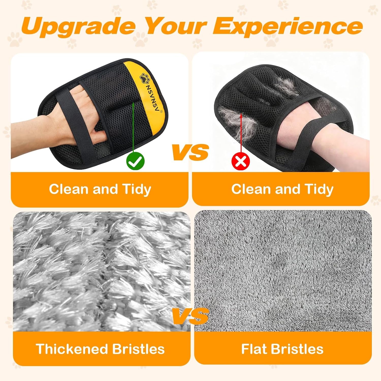 Pet Hair Eraser Glove – Reusable Fur Remover