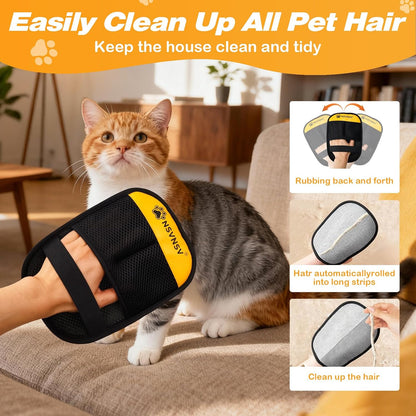 Pet Hair Eraser Glove – Reusable Fur Remover